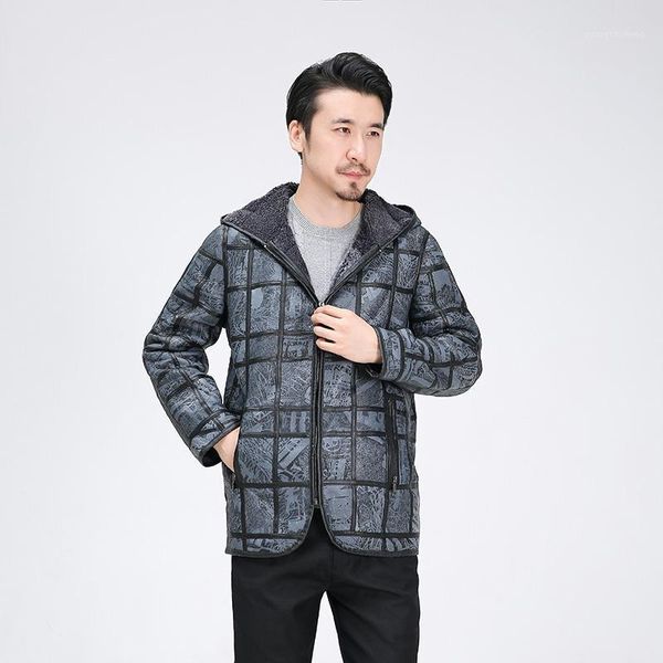 men's leather & faux winter fur coat pure natural wool one short jacket hooded, Black
men's leather & faux winter fur coat pure natural wool one short jacket hooded, Black