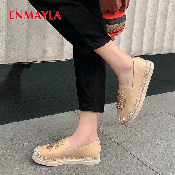 dress shoes enmayla 2021 genuine leather women heels casual wedges luxury basic round toe slip-on sheepskin size 34-39, Black
dress shoes enmayla 2021 genuine leather women heels casual wedges luxury basic round toe slip-on sheepskin size 34-39, Black