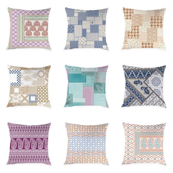 cushion/decorative pillow printed cushion cover sofa office covers peach skin decorative geometric pattern pillowcase home decor 45*45cm
cushion/decorative pillow printed cushion cover sofa office covers peach skin decorative geometric pattern pillowcase home decor 45*45cm