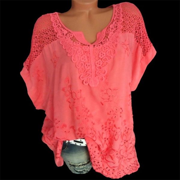 2021 summer short sleeve womens blouses and loose white lace patchwork shirt plus size 4xl 5xl women casual clothes
2021 summer short sleeve womens blouses and loose white lace patchwork shirt plus size 4xl 5xl women casual clothes