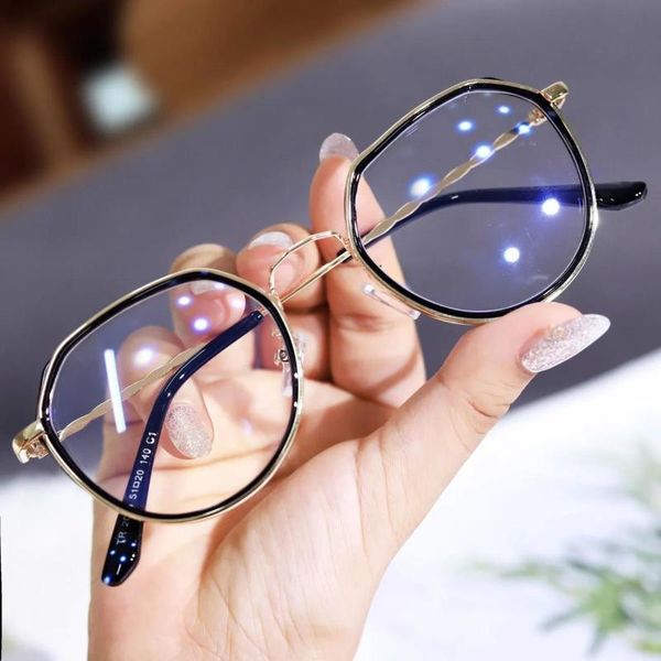 fashion sunglasses frames korean version polygonal myopia glasses female with degree anti blue light eye frame male and student flat lenses, Black
fashion sunglasses frames korean version polygonal myopia glasses female with degree anti blue light eye frame male and student flat lenses, Black