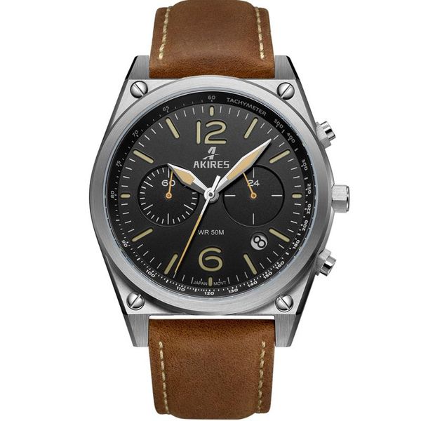 wristwatches watch men's japanese vk63 quartz sports stainless steel sapphire glass, Slivery;brown
wristwatches watch men's japanese vk63 quartz sports stainless steel sapphire glass, Slivery;brown