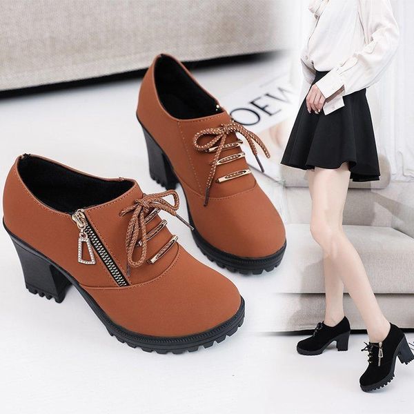 women ankle boots autumn winter buckle zip lace up short ladies fashion platform shoes female chunky high heels, Black
women ankle boots autumn winter buckle zip lace up short ladies fashion platform shoes female chunky high heels, Black