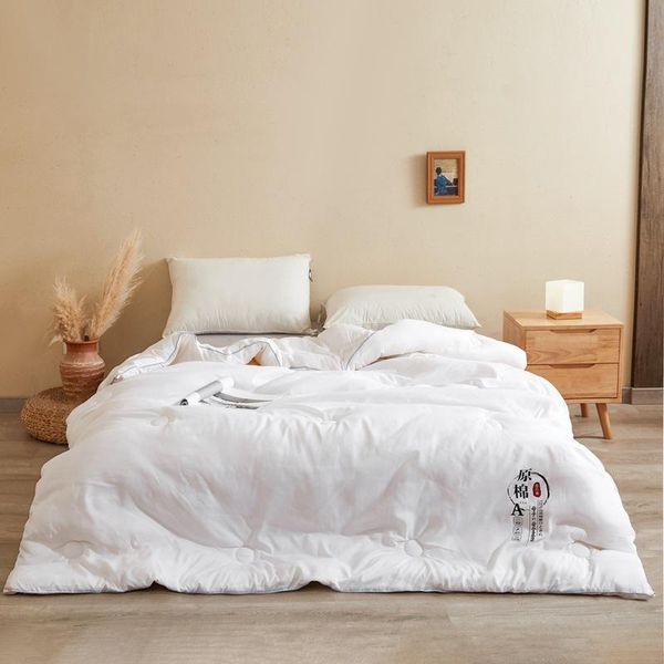 comforters & sets winter soybean fiber quilt aid sleep modern luxury home textiles super warm soft thick blanket pure cotton for bed all sea
comforters & sets winter soybean fiber quilt aid sleep modern luxury home textiles super warm soft thick blanket pure cotton for bed all sea