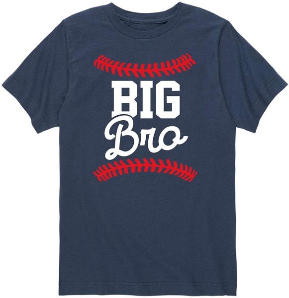men's t-shirts bro baseball big - kids short sleeve t-shirt, White;black