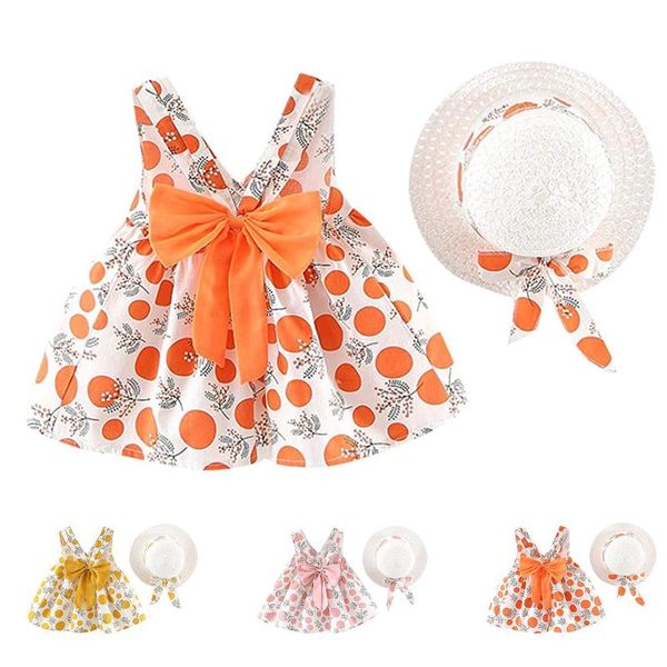 girl's dresses bowknot baby toddler girls beach dress elegant summer sleeveless princess hat set party vestidos 0-3 years, Red;yellow
girl's dresses bowknot baby toddler girls beach dress elegant summer sleeveless princess hat set party vestidos 0-3 years, Red;yellow