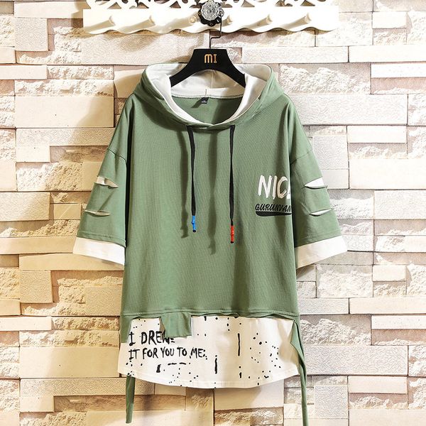summer 2021 short white black hoodie sweatshirt mens hip hop punk pullover streetwear casual fashion clothes y0319
summer 2021 short white black hoodie sweatshirt mens hip hop punk pullover streetwear casual fashion clothes y0319