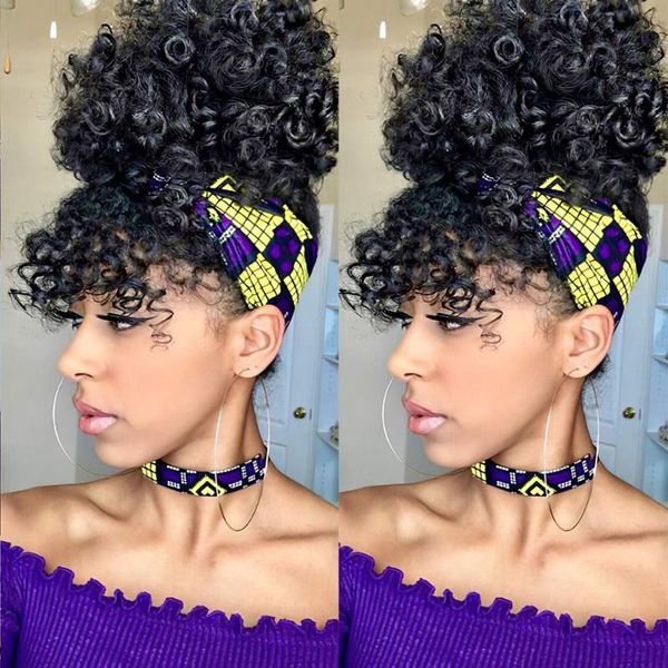 synthetic wigs leeons curly bangs drawstring ponytail with kinky chignon high puff hair, Black
synthetic wigs leeons curly bangs drawstring ponytail with kinky chignon high puff hair, Black