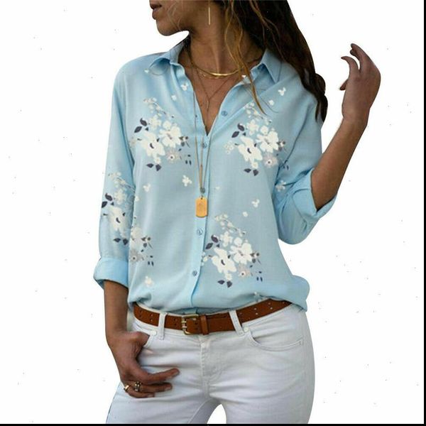 summer fashion floral print women shirts turn down chiffon casual long sleeve beach ladies classic office 5xl, White
summer fashion floral print women shirts turn down chiffon casual long sleeve beach ladies classic office 5xl, White