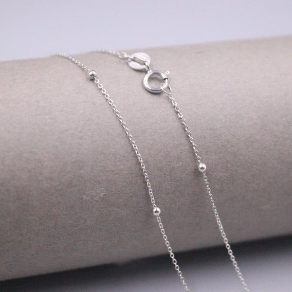 chains au750 real 18k white gold chain neckalce for women female 1.8mmw beads rolo choker necklace 16''l jewelry, Silver
chains au750 real 18k white gold chain neckalce for women female 1.8mmw beads rolo choker necklace 16''l jewelry, Silver
