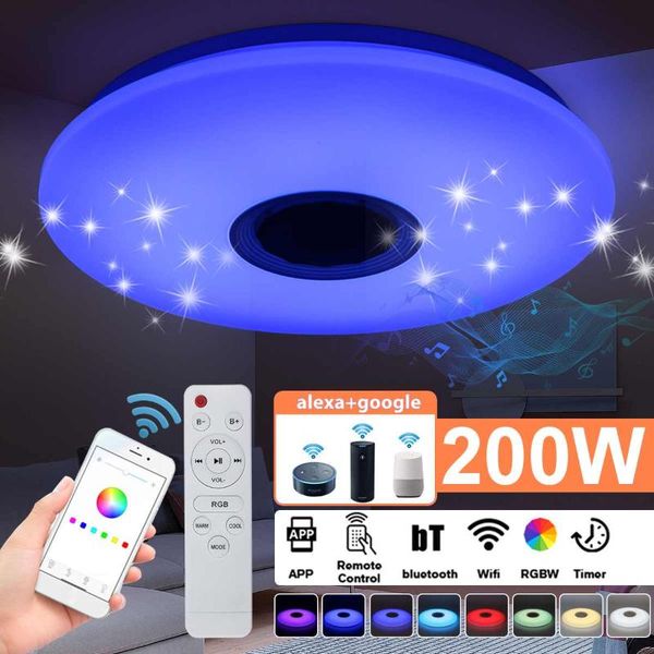 ceiling lights 200w 40cm wifi modern led light app bluetooth music home smart lamp support google/alexa~remote control
ceiling lights 200w 40cm wifi modern led light app bluetooth music home smart lamp support google/alexa~remote control