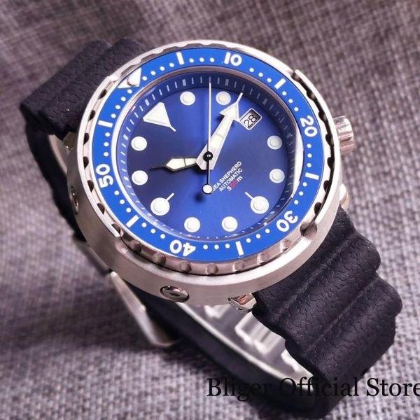 wristwatches diver 200m waterproof luxury blue nh35a automatic men watch grren luminous dial steel brushed can case chapter ring, Slivery;brown
wristwatches diver 200m waterproof luxury blue nh35a automatic men watch grren luminous dial steel brushed can case chapter ring, Slivery;brown