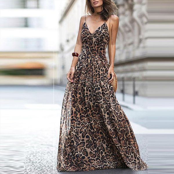 selling leopard printed women dress summer plus size v neck robe femme sundress bohemia halter, Black;gray
selling leopard printed women dress summer plus size v neck robe femme sundress bohemia halter, Black;gray