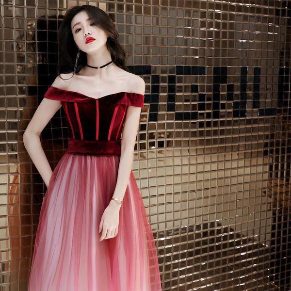 pregnant women elegant slash neck formal party dresses sweet burgundy gradients mesh pleated vintage banquet gown xs-3xl ethnic clothing, Red
pregnant women elegant slash neck formal party dresses sweet burgundy gradients mesh pleated vintage banquet gown xs-3xl ethnic clothing, Red