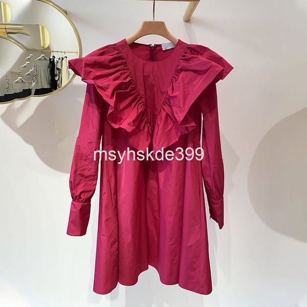 casual dresses french style autumn winter sweet long sleeved dress ruffle age reducing design sense short skirt women, Black;gray
casual dresses french style autumn winter sweet long sleeved dress ruffle age reducing design sense short skirt women, Black;gray