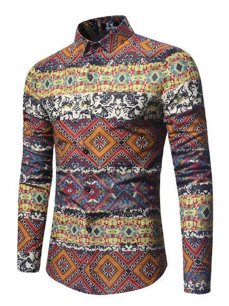 men's casual shirts long-sleeved shirts, ethnic style fashion for men, White;black
men's casual shirts long-sleeved shirts, ethnic style fashion for men, White;black