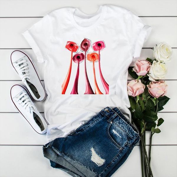 men fashion 3d finger nail paint color cute printed female tee harajuku mens, White;black
men fashion 3d finger nail paint color cute printed female tee harajuku mens, White;black