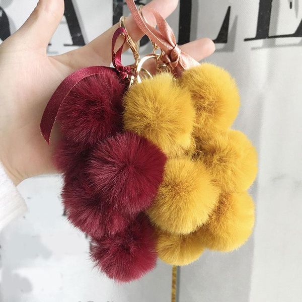 keychains keyring pompom ball key chain fur hanging keychain bag pendant charms creative ring fruit grape cute white, Silver
keychains keyring pompom ball key chain fur hanging keychain bag pendant charms creative ring fruit grape cute white, Silver