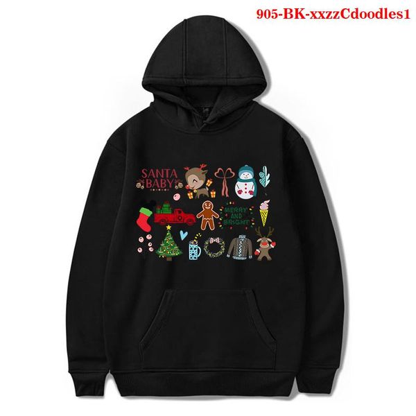 women's hoodies & sweatshirts christmas o-neck winter clothes fashion doodles print crop long-sleeved sweatshirt, Black
women's hoodies & sweatshirts christmas o-neck winter clothes fashion doodles print crop long-sleeved sweatshirt, Black