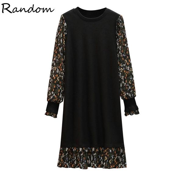casual dresses plus size women 2021 autumn oversized loose floral patchwork kint dress long sleeve fashion o neck fall black big cloth, Black;gray
casual dresses plus size women 2021 autumn oversized loose floral patchwork kint dress long sleeve fashion o neck fall black big cloth, Black;gray