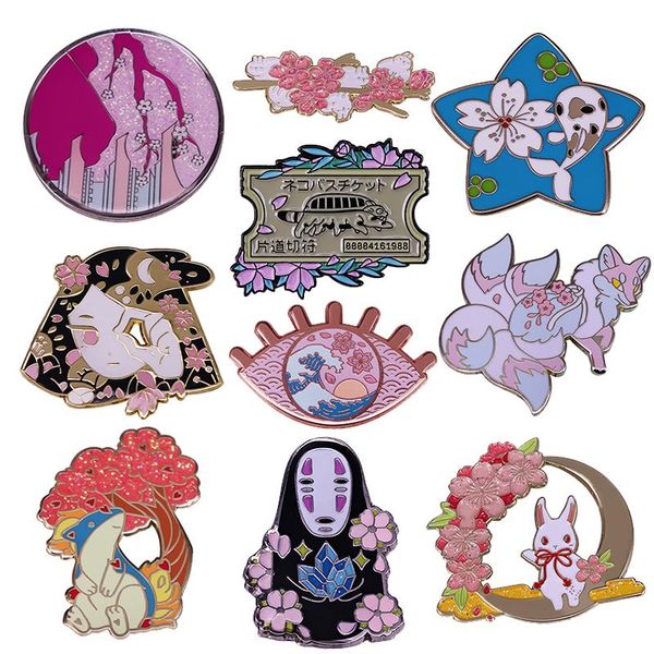 pins, brooches cherry blossom pin glitter sakura brooch flower snow bunnies great wave koi catbus anime girl badge girlfriend gift, Gray
pins, brooches cherry blossom pin glitter sakura brooch flower snow bunnies great wave koi catbus anime girl badge girlfriend gift, Gray
