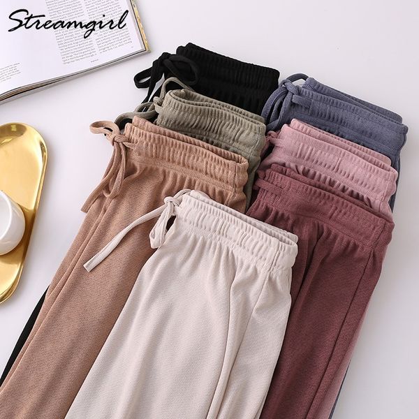 streamgirl wide leg ice silk pants women high waist trousers loose knitted thin women's summer pants women high waist silk 210421, Black;white
streamgirl wide leg ice silk pants women high waist trousers loose knitted thin women's summer pants women high waist silk 210421, Black;white