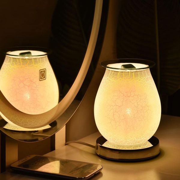 fragrance lamps bedside 2 in 1 cracked ice pattern aroma lamp glass delicate exquisite scented air fresher ambient night light for home yoga
fragrance lamps bedside 2 in 1 cracked ice pattern aroma lamp glass delicate exquisite scented air fresher ambient night light for home yoga