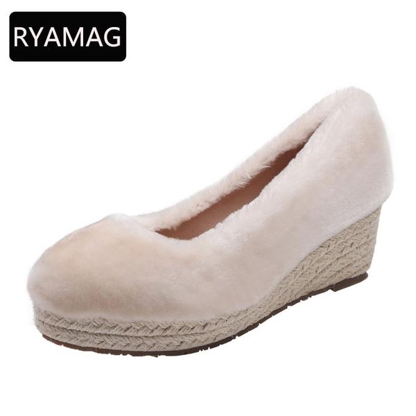 dress shoes ryamag furry pumps women's fall/winter 2021 outer wear wedge thick bottom lamb wool high-heeled shallow, Black
dress shoes ryamag furry pumps women's fall/winter 2021 outer wear wedge thick bottom lamb wool high-heeled shallow, Black