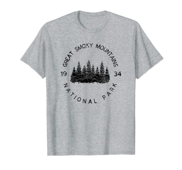 great smoky mountains national park usa vintage design trees t-shirt, White;black
great smoky mountains national park usa vintage design trees t-shirt, White;black