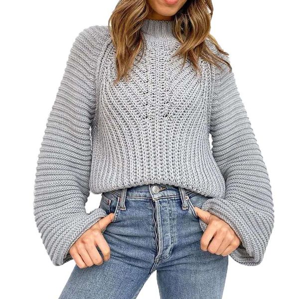 autumn clothes women 2021 casual knitted sweater long sleeve pullover women's sweaters, White;black
autumn clothes women 2021 casual knitted sweater long sleeve pullover women's sweaters, White;black