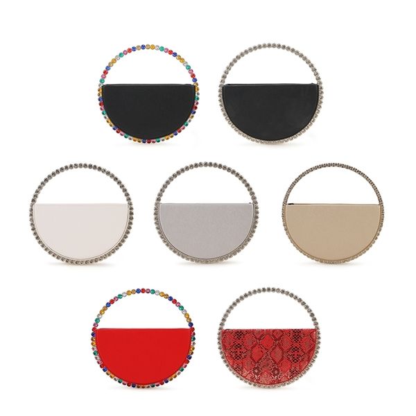colored diamond fashion half moon luxury women purses and handbags evening serpentine designer s party clutch bag 210302
colored diamond fashion half moon luxury women purses and handbags evening serpentine designer s party clutch bag 210302