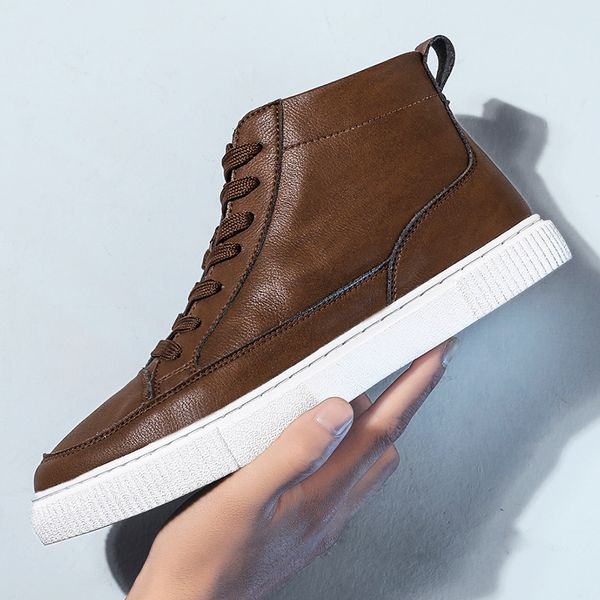 Men Fashion Lace-Up Ankle Boots Genuine Leather British Men Boot High Quality Casual Men Shoes Waterproof Male Boats *1757, Black
Men Fashion Lace-Up Ankle Boots Genuine Leather British Men Boot High Quality Casual Men Shoes Waterproof Male Boats *1757, Black