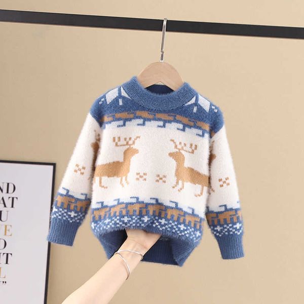 kids boys sweater cotton warm pullovers plush inside sweaters boys winter autumn knitted loose jacket 2-7y child y1024, Blue
kids boys sweater cotton warm pullovers plush inside sweaters boys winter autumn knitted loose jacket 2-7y child y1024, Blue