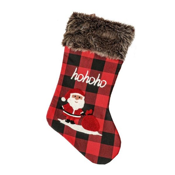 christmas decorations 1pc stockings xmas socks gift bag plush lattice tree pendant child bed hanging ornaments
christmas decorations 1pc stockings xmas socks gift bag plush lattice tree pendant child bed hanging ornaments