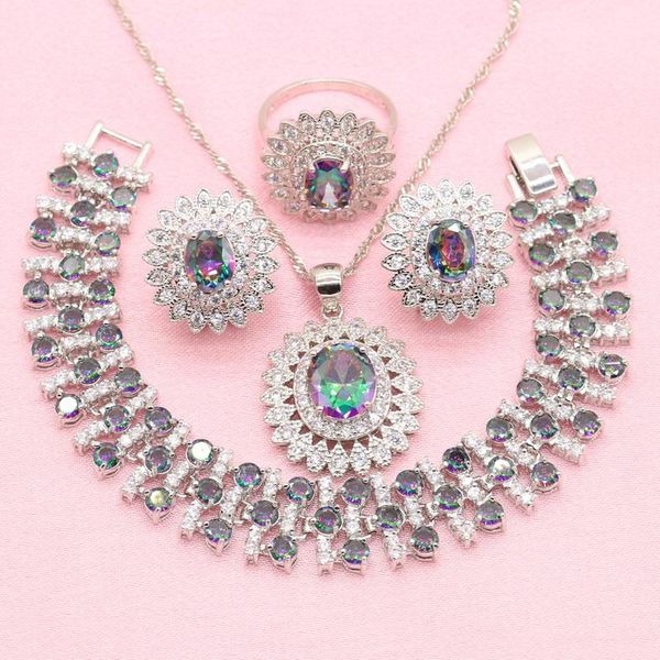 earrings & necklace rainbow multi stones dubai silver color jewelry sets for women hoop earring pendant ring bracelet gift box 2021
earrings & necklace rainbow multi stones dubai silver color jewelry sets for women hoop earring pendant ring bracelet gift box 2021