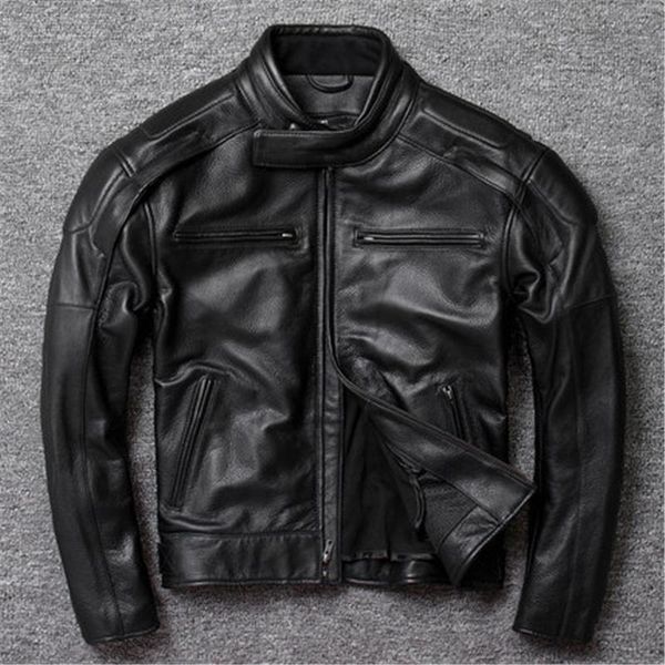 men's leather & faux zvaqs vintage genuine jackets removable liner coats goat skin pilot bomber motorcycle male pph1037, Black
men's leather & faux zvaqs vintage genuine jackets removable liner coats goat skin pilot bomber motorcycle male pph1037, Black