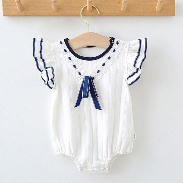 summer baby girl sleeveless rompers kids jumpsuit pure color born clothes 210429, Blue
summer baby girl sleeveless rompers kids jumpsuit pure color born clothes 210429, Blue