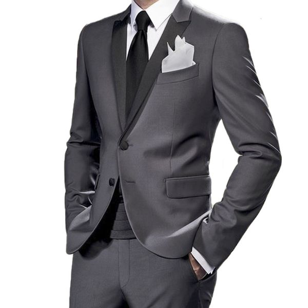 men's suits & blazers slim fit middle grey custom made tuxedo wedding for men, narrow peak lapel men costume sur mesure, White;black
men's suits & blazers slim fit middle grey custom made tuxedo wedding for men, narrow peak lapel men costume sur mesure, White;black