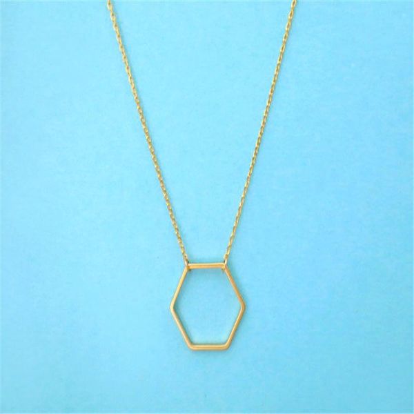 trendy geometric hexagon necklace for women simple long chain jewelry couple pendant necklaces, Silver
trendy geometric hexagon necklace for women simple long chain jewelry couple pendant necklaces, Silver