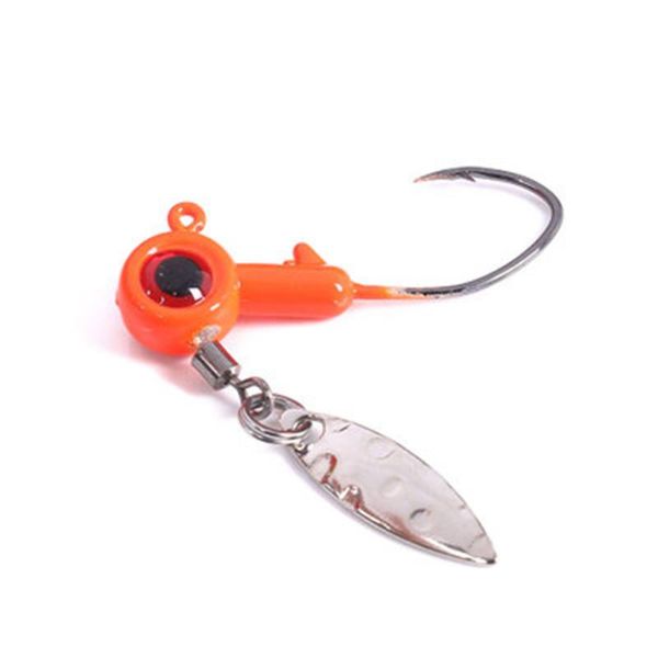 metal lead head hooks 1.75g 3.5g multicolor fishing tackle lure jig artificial sequins barbed hook fish accessories
metal lead head hooks 1.75g 3.5g multicolor fishing tackle lure jig artificial sequins barbed hook fish accessories