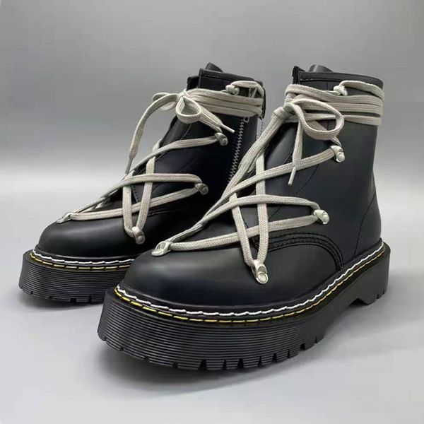 military boots man 2021 punk trend winter boots high leather boots for men p25d50, Black
military boots man 2021 punk trend winter boots high leather boots for men p25d50, Black