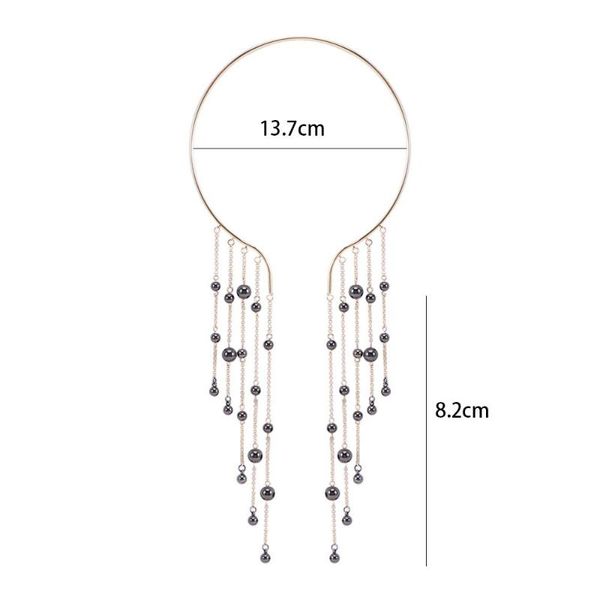 pendant necklaces for women elegant chokers waterfall long tassel statement jewelry fashion accessories clavicle chain, Silver
pendant necklaces for women elegant chokers waterfall long tassel statement jewelry fashion accessories clavicle chain, Silver