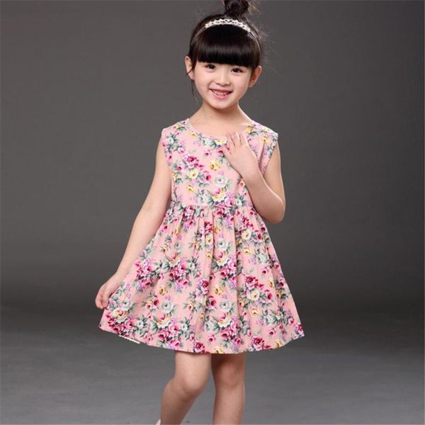 girl's dresses kids summer sleeveless cotton children princess dress elegant girl floral print bowknot back straps girls clothes, Red;yellow
girl's dresses kids summer sleeveless cotton children princess dress elegant girl floral print bowknot back straps girls clothes, Red;yellow