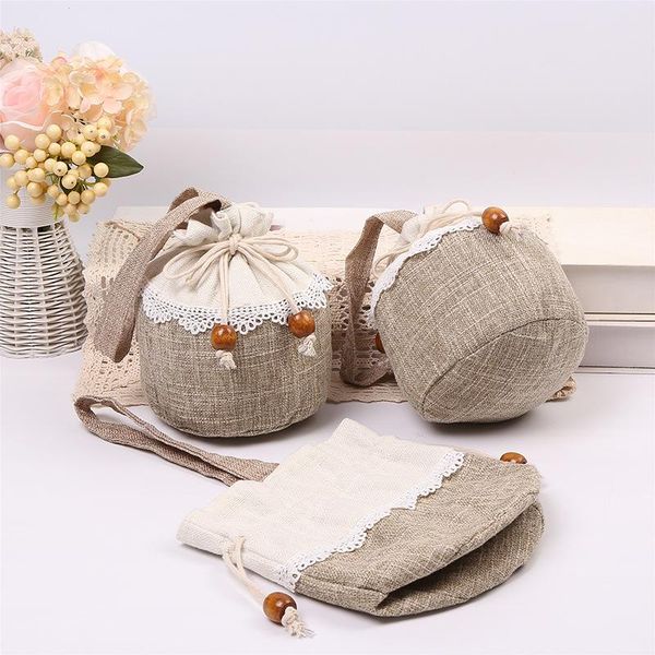 gift wrap 1pc/size 20x20cm diy lace round bottom linen bag with drawstring pocket for earrings bracelet handbag and jewelry storage
gift wrap 1pc/size 20x20cm diy lace round bottom linen bag with drawstring pocket for earrings bracelet handbag and jewelry storage