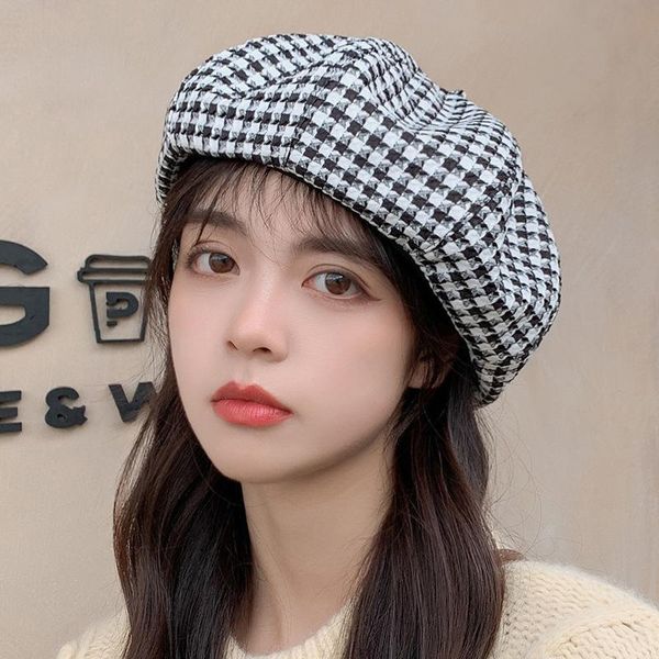 berets ht3885 2021 fashion women autumn winter hat vintage plaid octagonal sboy cap ladies retro artist painter beret, Blue;gray
berets ht3885 2021 fashion women autumn winter hat vintage plaid octagonal sboy cap ladies retro artist painter beret, Blue;gray
