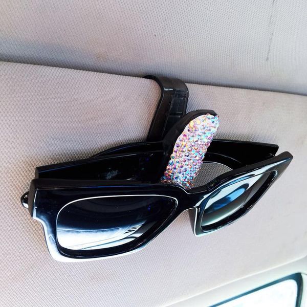 car sun visor glasses bling diamond sunglasses eyeglasses holder portable auto fastener clip other interior accessories
car sun visor glasses bling diamond sunglasses eyeglasses holder portable auto fastener clip other interior accessories