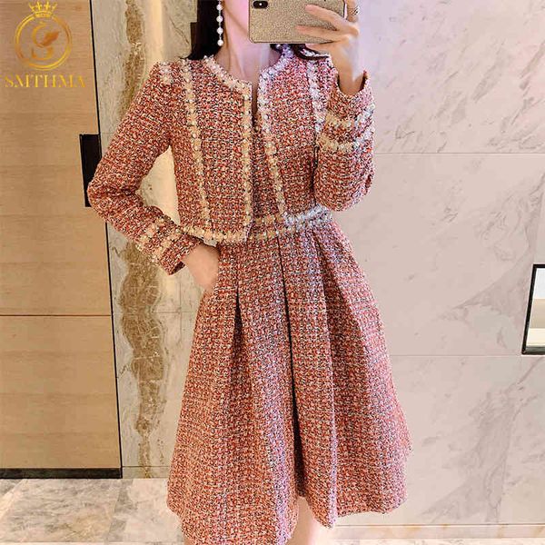winter two-piece set fashion ladies bright silk tweed long sleeve beading jacket +spaghetti strap dress suit 210520, White
winter two-piece set fashion ladies bright silk tweed long sleeve beading jacket +spaghetti strap dress suit 210520, White