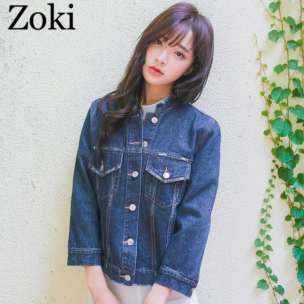 women's jackets zoki denim coats and women spring autumn fashion biker street wear crop long sleeve slim bomber jeans outwear cotton, Black;brown
women's jackets zoki denim coats and women spring autumn fashion biker street wear crop long sleeve slim bomber jeans outwear cotton, Black;brown