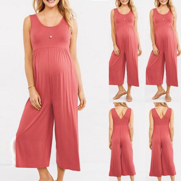 maternity bottoms fashion overall pregnant women sleeveless pregnancy pants solid ladies summer jumpsuit rompers pantalon premamá @40, White
maternity bottoms fashion overall pregnant women sleeveless pregnancy pants solid ladies summer jumpsuit rompers pantalon premamá @40, White