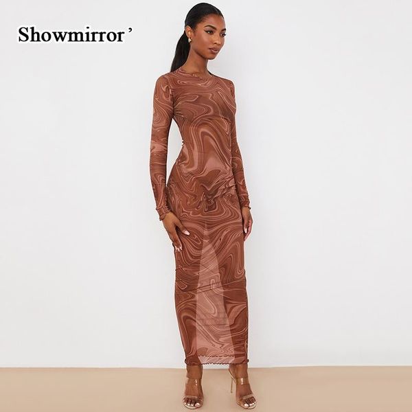 casual dresses showmirror mesh patchwork maxi dress women print see-through bodycon fashion party elegant club robe outfits, Black;gray
casual dresses showmirror mesh patchwork maxi dress women print see-through bodycon fashion party elegant club robe outfits, Black;gray